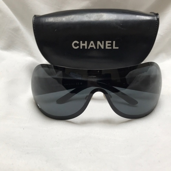 black shield sunglasses